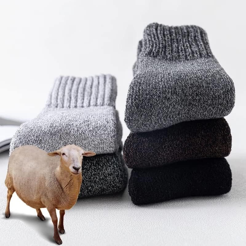 CZDYUF Kış Kalınlaşmak Yün Çorap erkek Havlu Sıcak Tutmak Çift Çorap Pamuk Kat Çorap Erkek Termal