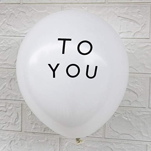 Cadılar Bayramı Noel inç balonlar mektup baskı balonlar Doğum günü partisi ev toplama için moda lateks balonlar (Beyaz