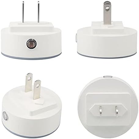 2 Paket Plug-in Gece Lambası LED Gece Lambası Alacakaranlıktan Şafağa Sensörü Çocuk Odası, Kreş, Mutfak, koridor Mavi