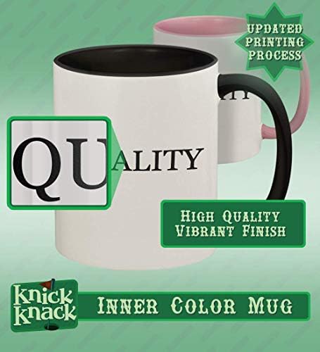 Knick Knack Hediyeler munter-11oz Hashtag Seramik Renkli Sap ve İç Kahve Kupa Bardak, Siyah