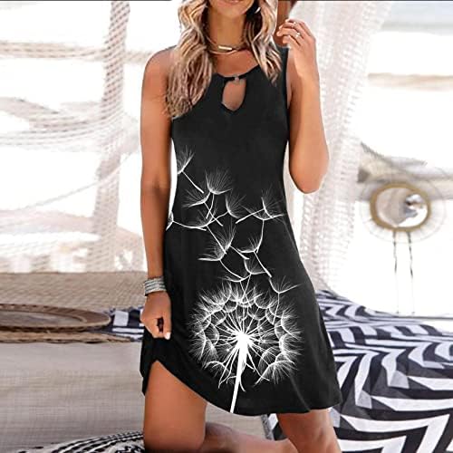 ticcoy kadın Bir Çizgi Elbiseler 2023 Güneş Elbise Uzun Egzersiz Şort Seksi Elbiseler Baskılı Rahat Kısa Kuşgözü Romper