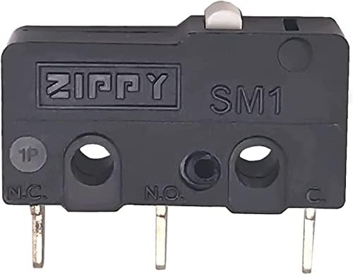 AGOUNOD Mikro Anahtarları 5 Pcs 19.8 mm Küçük Mikro Anahtarı NO NC 3 Pin PCB Terminali SPDT 6A 125 V 250 V Kolu Hızlı
