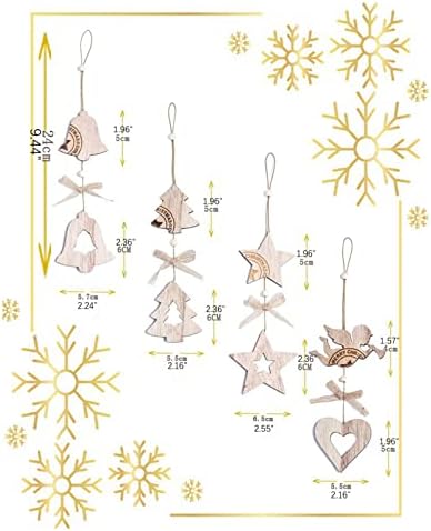 Noel Ağacı Doku Kolye Noel Dekorasyon Kolye Yaratıcı Çan Noel Süslemeleri Mini Noel Süs