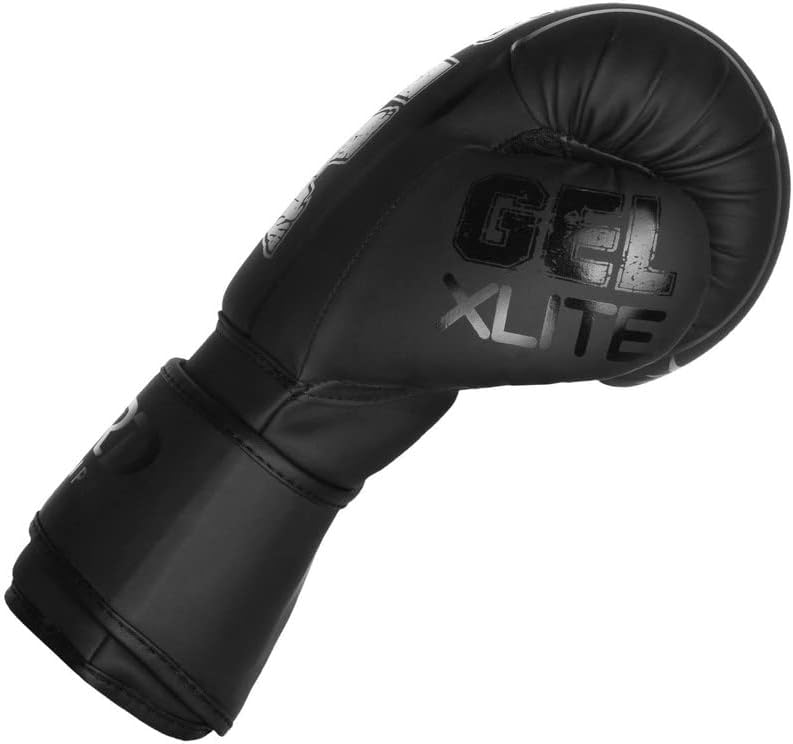 ARD Xlite Siyah Mat Finish Jel boks eldiveni Erkekler & Kadınlar için Eğitim MMA Muay Thai Premium Kalite Eldiven