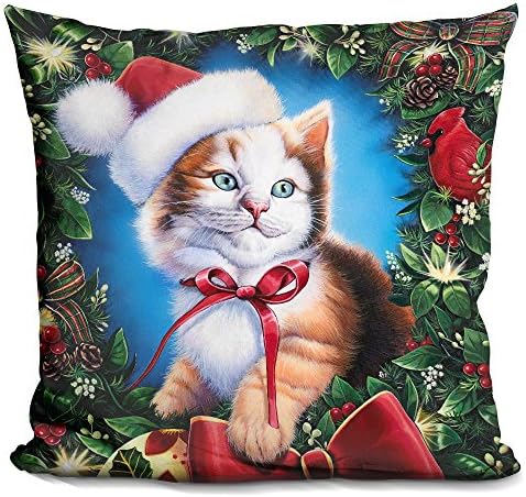 LiLiPi Noel Kitty Dekoratif Accent Atmak Yastık