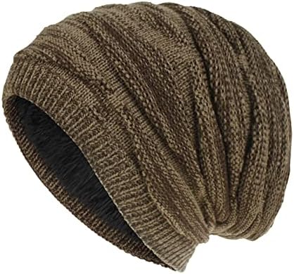 Unisex Moda Düz Renk Rahat Örme Şapka Sıcak Artı Kadife Açık örme kışlık şapka Leopar Kadın Büyük