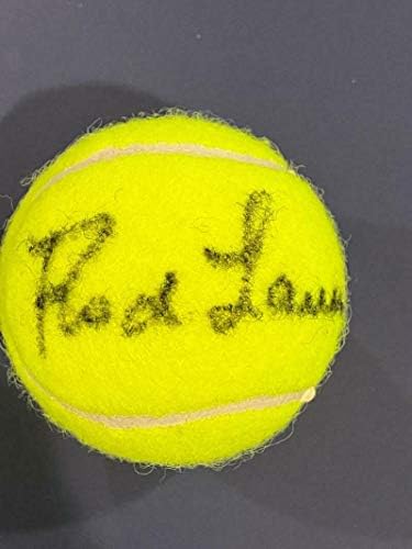 Rod Laver İmzalı İmzalı Tenis Topu Nadir Şampiyonu Efsane Coa B İmzalı Tenis Topları