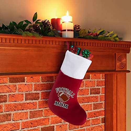 Rugby Futbol Anne Noel Asılı Çorap Sevimli Santa Çorap Noel Ağacı Süsleri Süsler Hediyeler