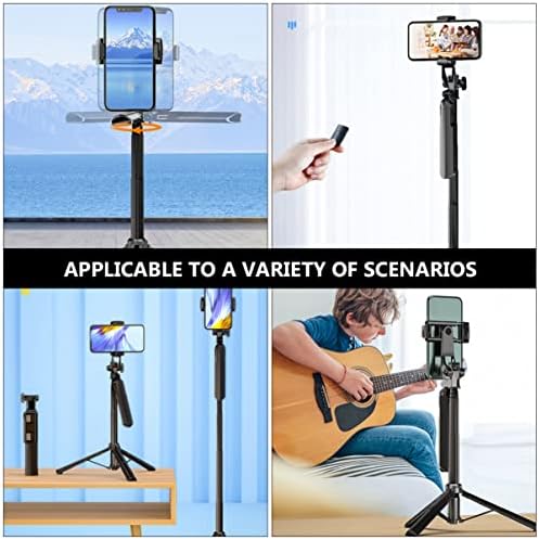 Mobestech Masaüstü Standı cep telefonu tripodu Uzatılabilir tripod standı Profesyonel Selfie Sopa Canlı Yayın Braketi