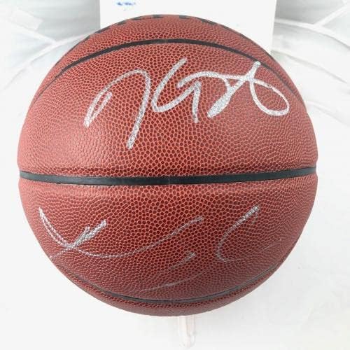 Kevin Durant Russell Westbrook İmzalı Basketbol JSA LOA Thunder İmzalı - İmzalı Basketbol