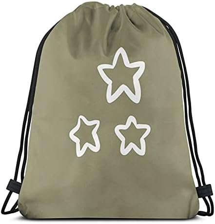 Yeşil yıldız ipli çanta spor sırt çantası spor salonu Alışveriş Yoga