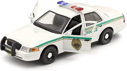 Greenlight 84133 Dexter (2006-13 TV Dizisi) - 2001 Ford Crown Victoria Polis Önleme Aracı-Miami Metro Polis Departmanı