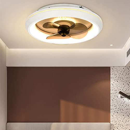 KMYX Modern ışık lüks fan lambası yaratıcı Fan tavan lambası yatak odası çalışma aydınlatma armatürleri LED Dim uzaktan