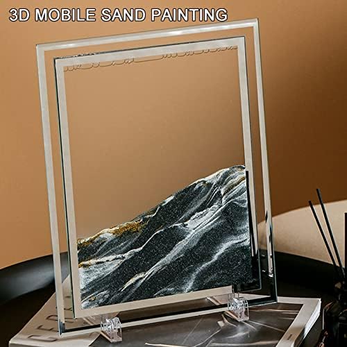 Daoyuan Hareketli Kum Sanatı Resimleri, Dinamik Kum Resimleri, 3D Sandscape Masa Dekorasyon için Çerçeve Tabanı ile