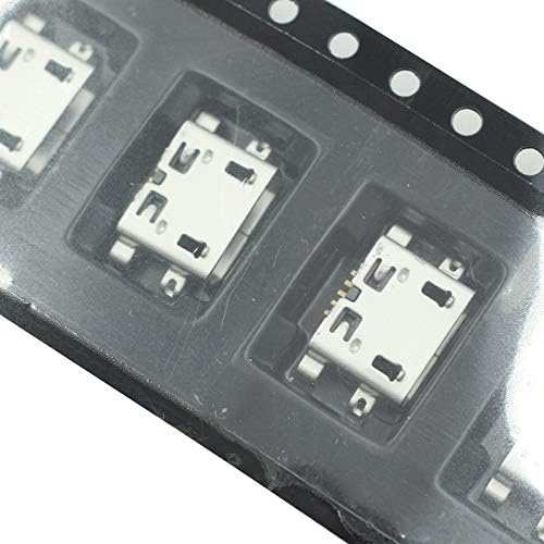 Hxchen mikro usb Tip B Dişi Soket 180 Derece 5-Pin SMD SMT jack konnektörü - (5 Adet)