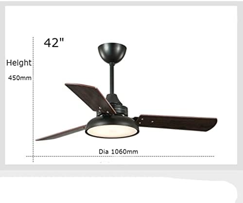 Tavan vantilatörü Ahşap Bıçak 110v 220v Led tavan vantilatörü Hafif Bıçaklı Soğutma Fanı Uzaktan Kumandalı Fan ışığı