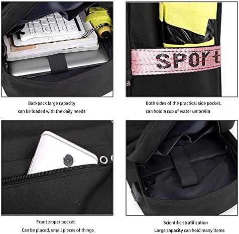 Kpop Blackpınk Sırt Çantası Lısa Gül JISOO Jennıe Renkli Fotoğraf Bilgisayar FashionTravel iş sırt çantası İle USB