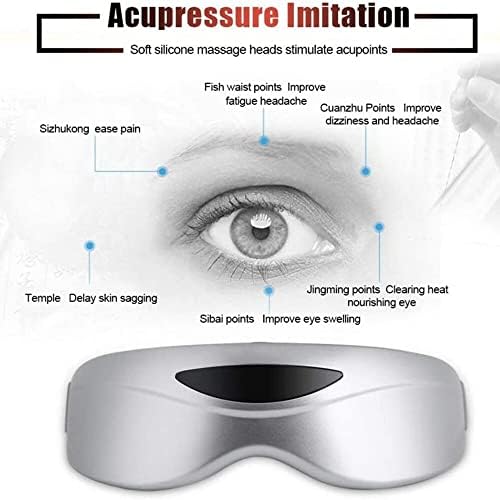 WEERSHUNElectricelectric Göz Masajı Hava Sıkıştırma Kızılötesi İndüksiyon Mıknatıs Titreşim Göz Bakımı Makinesi Koyu