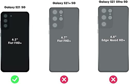 OtterBox + Pop Simetri Serisi Kılıf Samsung Galaxy S21 5G (SADECE Artı/Ultra) perakende Ambalaj-Antimikrobiyal, Siyah