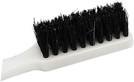X-DREE 180mm Uzun Plastik Kavisli Kolu Kıl Tel Temizleme Fırçaları Siyah Beyaz 6 adet (180mm Cepillos de limpieza