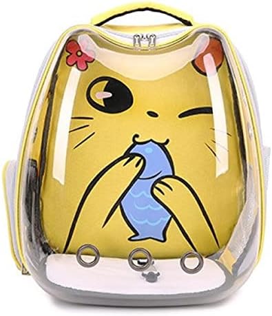 NC Uzay Kapsülü kedi evcil hayvan sırt çantası Şeffaf Köpek Sırt Çantası Nefes Taşınabilir evcil hayvan çantası Göğüs