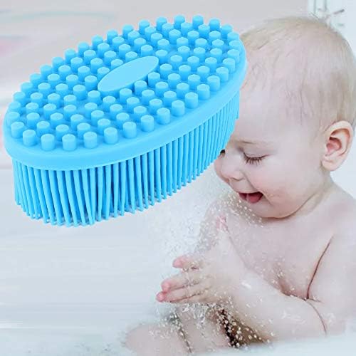 Vifemify Silikon Bebek Duyusal Fırça Masaj Banyo Hassasiyet Eğitim Fırça Kafası Saç Yıkama Tarak Bebek Essentials
