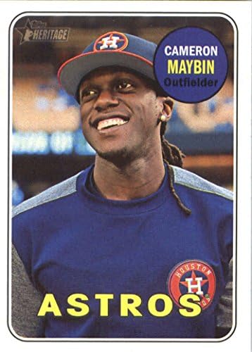 2018 Topps Mirası 205 Cameron Maybin Houston Astros Beyzbol Kartı