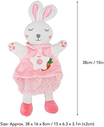 Bebek Güvenlik battaniyesi Erkek ve Kız için, Bebek Loveys Tavşan Dolması hayvanlı battaniye Diş Kaşıyıcı ile Yumuşak