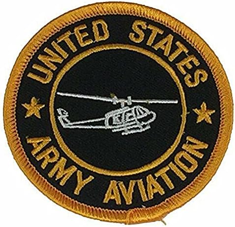 Işlemeli Yama Yamalar Kadınlar için Adam-ABD Ordusu Havacılık W / Huey Helikopter Yama Kapağı UH-1 Helikopter Fort