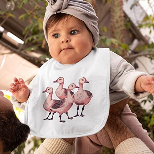 Kuş Tasarım Bebek Önlükleri-Renkli Bebek Besleme Önlükleri-Yemek için Sanat Önlükleri
