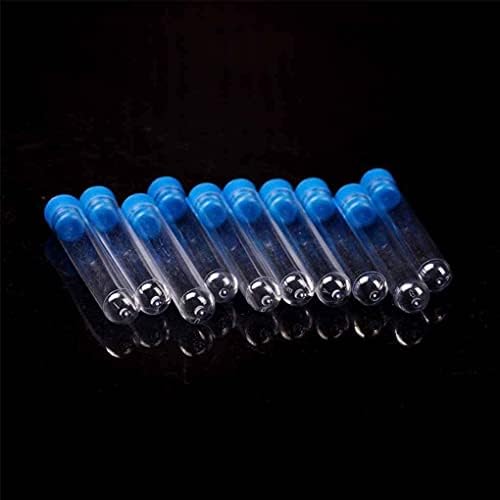 U-M 10 Adet Yeniden Kullanılabilir Plastik Test Tüpleri Çerçevesiz kapaklar laboratuvar söndürme Test Tüpleri Çevre