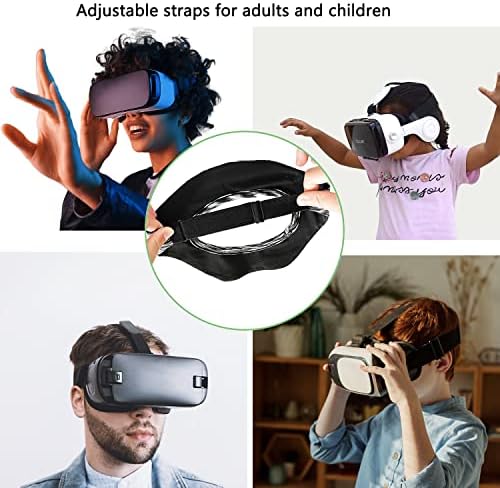 VR Göz Maskesi Ter Bandı Ayarlanabilir Boyutları HMD Dolgu yüz kapatma Ter Koruyucu Yüz Maskesi Metal / Oculus Quest