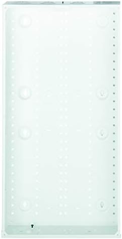 Leviton 47605-Kapaklı 28W SMC Yapılı Ortam Muhafazası, 28 inç, Beyaz ve Velcro'lu 49605-AST Plastik Sele Bağlama Kiti,