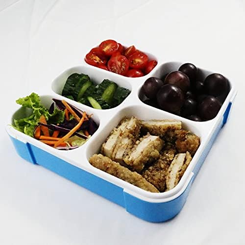 Konteynerli 1600ML Kare Ultra ince Öğle Yemeği çantası, Kapaklı Sızdırmaz Salata Sosu Kutusu, Yetişkinler / Çocuklar