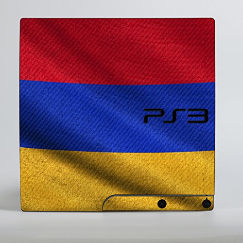 Sony Playstation 3 Slim tasarım Cilt Ermenistan bayrağı çıkartma Playstation 3 Slim için