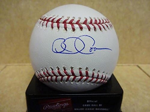 Graham Koonce Oakland A, coa İmzalı Beyzbol Topları ile M. l. Beyzbol İmzaladı