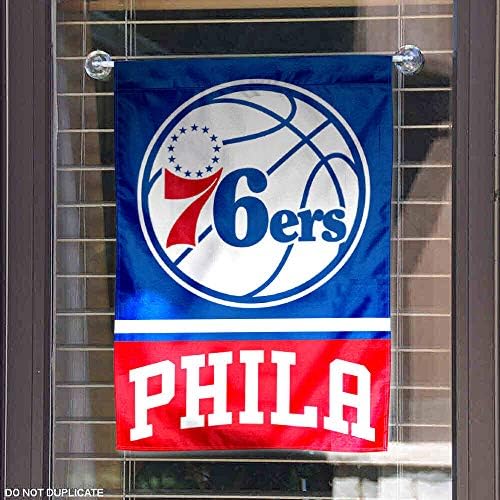 Philadelphia 76ers Çift Taraflı Bahçe Bayrağı