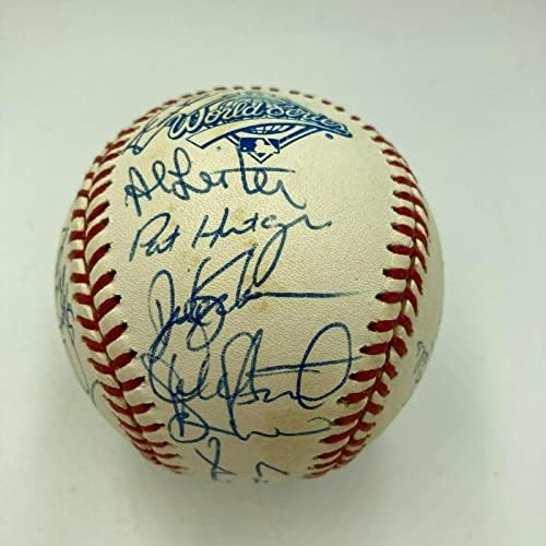 1993 Toronto Blue Jays Dünya Serisi Şampiyonları Takımı Beyzbol İmzaladı 32 Sıgs JSA COA İmzalı Beyzbol Topları