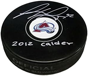 GABRİEL LANDESKOG İmzalı Colorado Çığ Diski-2012 Calder İmzalı NHL Diskleri