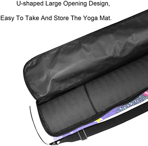 Ay Mermaid Uzay Yoga Mat Taşıyıcı Çanta Omuz Askısı ile Yoga Mat Çantası Spor Çanta Plaj Çantası