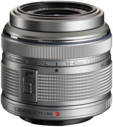 OM SİSTEMİ OLYMPUS M. Zuiko Digital 14-42mm F3.5-5.6 IIR Gümüş Micro Four Thirds Sistemi İçin Kamera, kompakt 3x zoom