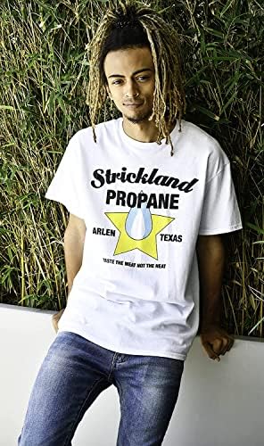 Tepenin kralı Strickland Propan Logo Yetişkin T-Shirt