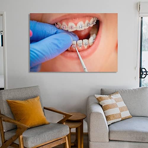Diş Hastanelerinin Duvarlarındaki Fotoğraflar, Diş Ofislerinde Süslemeler, Diş Bakımı, Ortodonti, Duvar Sanatı Resimleri