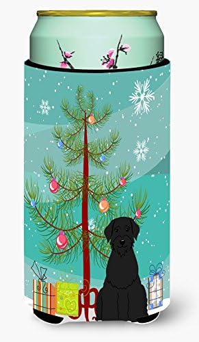 Caroline's Treasures BB4191TBC Merry Christmas Ağacı Dev Schnauzer Uzun Boy Hugger, Can Soğutucu Kol Hugger Makinede
