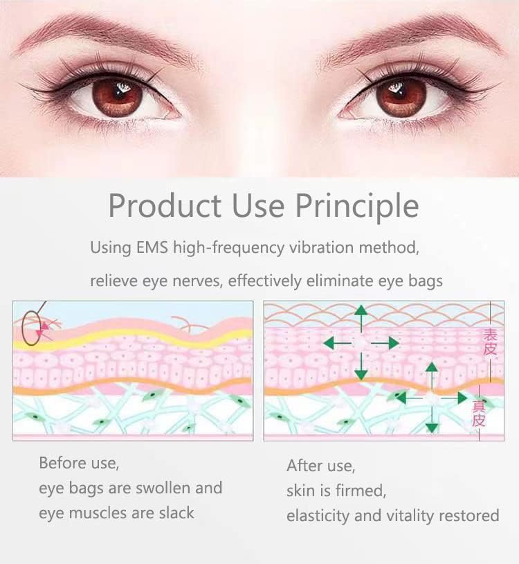 Leathlux Mini Göz Masajı Taşınabilir sıcak Kompres Göz Koruyucusu Küçük Göz Güzellik Aleti Göz Manyetik Terapi Göz