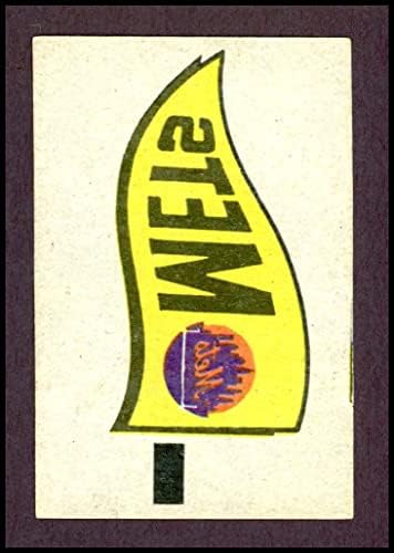 1966 Topps New York Mets Flama New York Mets (Beyzbol Kartı) VG/ESKİ Mets