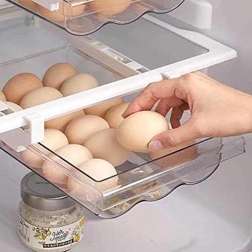 Buzdolabı Buzdolabı Organizatör için iCloverfull Yumurta Tutucu, Buzdolabı Buzdolabı için yumurta Saklama Kabı, Raf