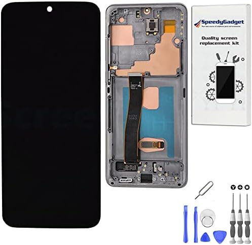 [Kozmik Siyah Çerçeve] Samsung Galaxy S20 Ultra 6.9 inç AMOLED Ekran Digitizer Dokunmatik Meclisi LCD Yedek parça