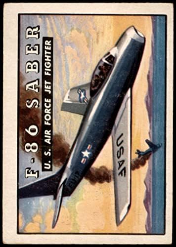 1952 Topps 71 F-86 Kılıç (Kart) VG / ESKİ