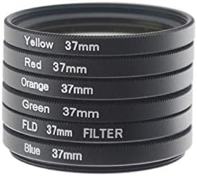 DCKina Evrensel 3 Düz Renk Filtre Lens Seti (Mavi FLD Yeşil Turuncu Kırmızı Sarı) Galaxy S21, S21+, S21 Ultra, S20,
